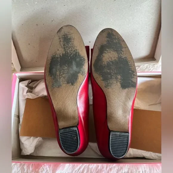Paradise Kittens 1960’s shoes red sz4 - Picture 4 of 9